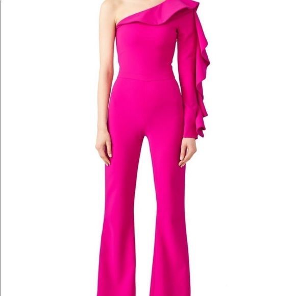 Christian Siriano Pink Jumpsuit - Picture 2 of 3